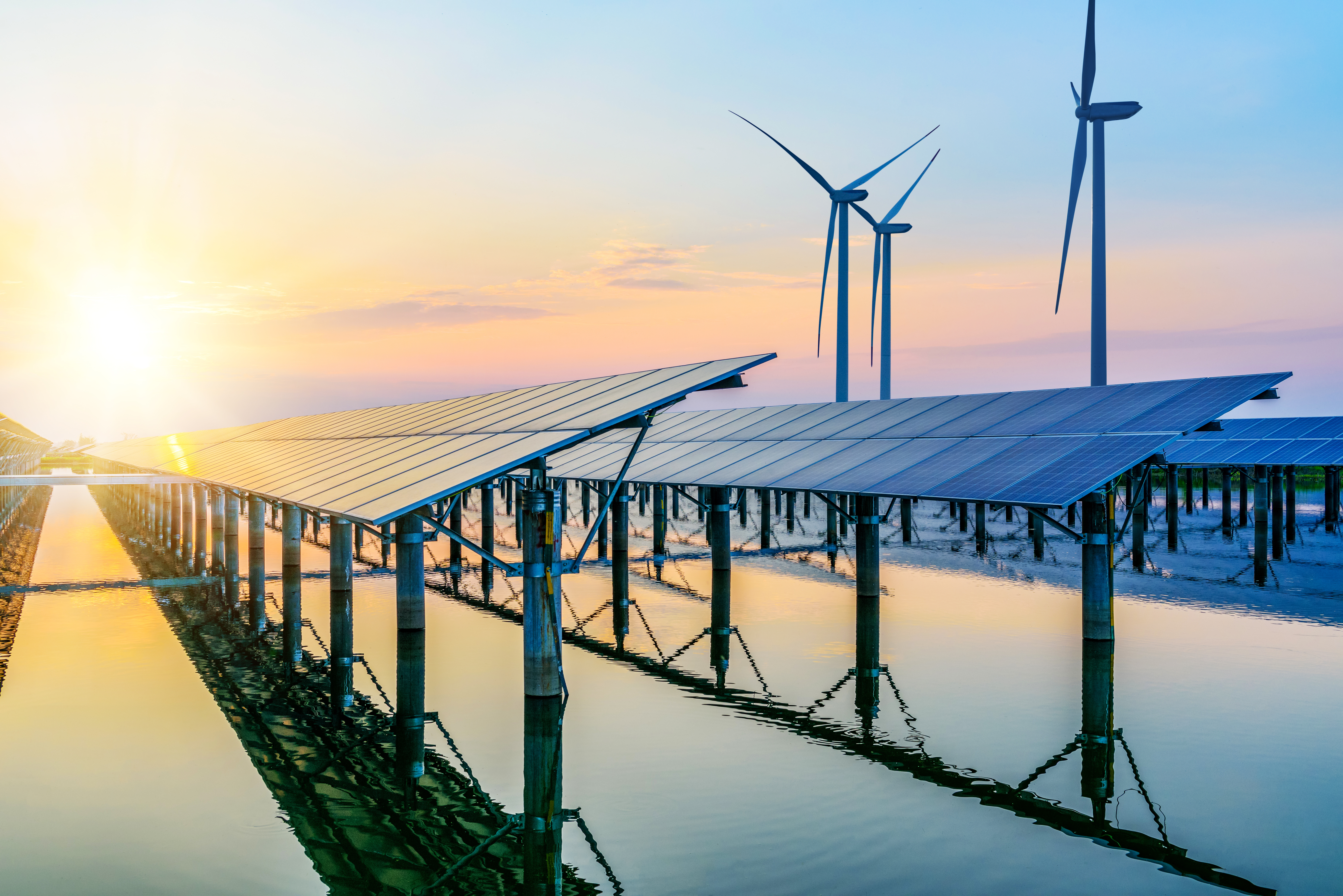 Wind and solar together surpassed coal in total U.S. electricity generation for the first time in 2024 – 17% from wind and solar vs. coal’s 15%. (hrui/Adobe Stock)